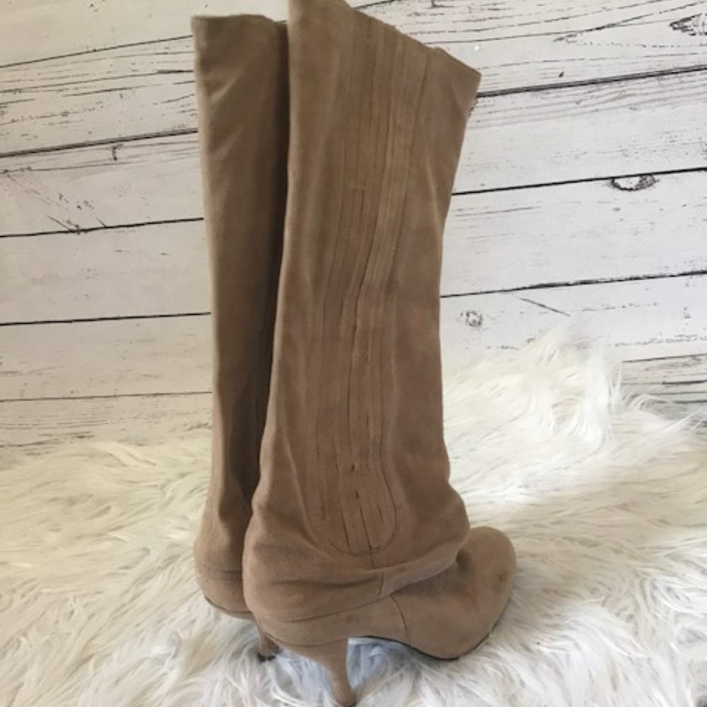 Elizabeth and James mane leather mocha boots 6.5 - Picture 3 of 8